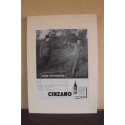 Affiche Pub CINZANO 1938 G.Bacquè