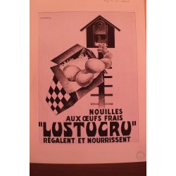 Affiche Pub LUSTUCRU 1928 d'Aprés R.de Valèrio