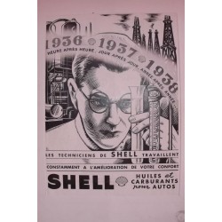 Affiche Pub SHELL 1937