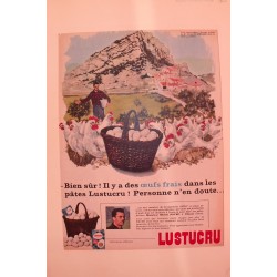 Affiche Pub LUSTUCRU 1960