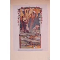 Typogravure " Orphée " par A.F.GORGUET 1920