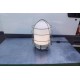 Lampe de Marine metal et Opaline blanche