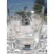 8 Verres anciens cristal gravés 