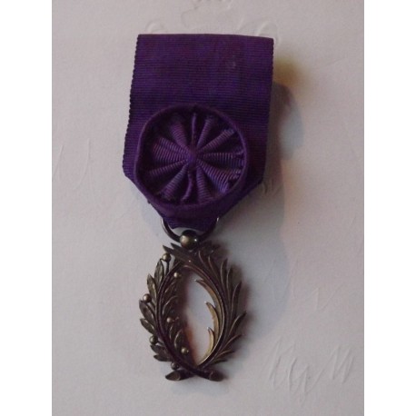 Médaille d'Officier des Palmes Académiques Vermeil 