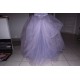 Robe de Soirée Tulle et Satin Lilas