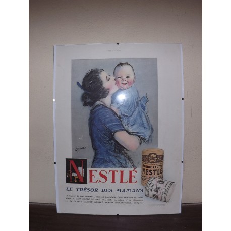 Affiche Pub Papier Nestlé 1930 par Barribal
