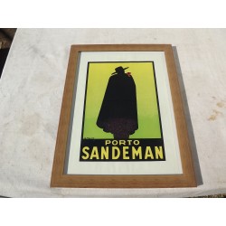 Affiche Pub Papier Porto Sandeman 1929