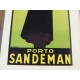 Affiche Pub Papier Porto Sandeman 1929