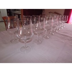 16 Verres Ballons Cristal Bourgogne ou Bordeaux