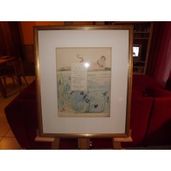 2 Gravures Aquarelles de William Blake 