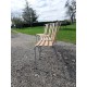 4 Chaises de Bistrot Fer et Bois