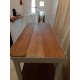 Console Industrielle Fer et Bois Exotique