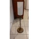 Lampe Vintage Laiton et Opaline Blanche