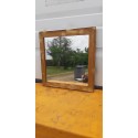 Miroir 19 éme Bois et Stuk doré