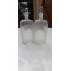 Paire de Flacons de Pharmacie en verre Transparent