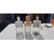 3 Flacons de Pharmacie en verre Transparent