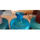 4 Flacons a Pharmacie en Verre Bleu