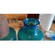 4 Flacons a Pharmacie en Verre Bleu