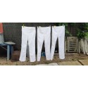 3 Pantalons de la Marine Blanc «Toulon»