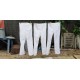 3 Pantalons de la Marine Blanc " Toulon "