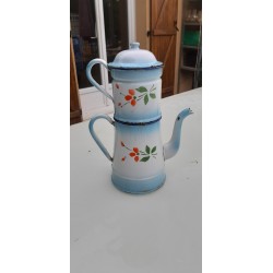 Cafetière émaillée 19 ème