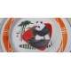 Assiette émaillée des Années 50 " Panda "