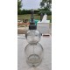 Bouteille a eau de Seltz Verre Transparent Double Boules