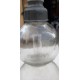 Bouteille a eau de Seltz Verre Transparent Double Boules