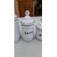 5 Pots a épices en Porcelaine M.P Lamie St Yriex la Perche