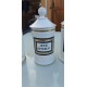 Lot de 8 Pots a Pharmacie en Porcelaine