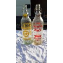 2 Bouteilles de Limonade Vintage des Années 50 en Verre
