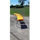 4 Chaises Vintage Chrome et Skai Marron Clair