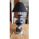 Lampe Année 60 chrome et faience