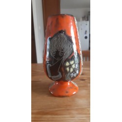 Vase Vintage en Céramique émaillée