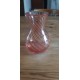 Vase en Verre Vintage Liseré rouge