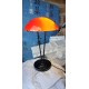 Lampe Vintage en Opaline Orange et Blanche