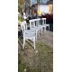 6 Chaises bistrot Thonet bois cérusé Vieux Gris