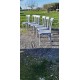 6 Chaises bistrot Thonet bois cérusé Vieux Gris