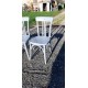 6 Chaises bistrot Thonet bois cérusé Vieux Gris