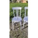 6 Chaises bistrot Thonet bois cérusé Vieux Gris