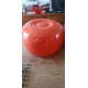 2 Poufs Vintage Gonflables en Plastic Orange