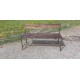 Banc des Années 50 en Fer et Bois