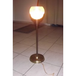 Lampe Année 60 Laiton , Cuivre et verre