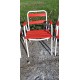 8 Fauteuils de Jardin Fer et Bois des Années 50