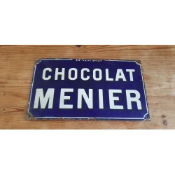 Plaque émaillée Chocolat MENIER