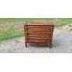 Commode 3 Tiroirs Noyer et Laiton