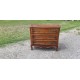 Commode 3 Tiroirs Noyer et Laiton