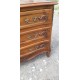 Commode 3 Tiroirs Noyer et Laiton