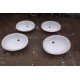 Lot de 4 Lavabos faience identiques