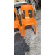 12 Chaises Plastic Orange Empilables